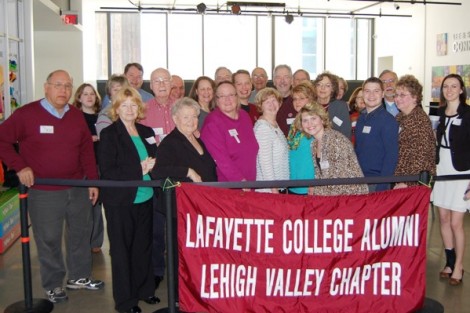 The Lehigh Valley Alumni Chapter at Steel Stacks in Bethlehem