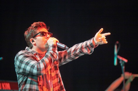 Hoodie Allen performs as the opening act.