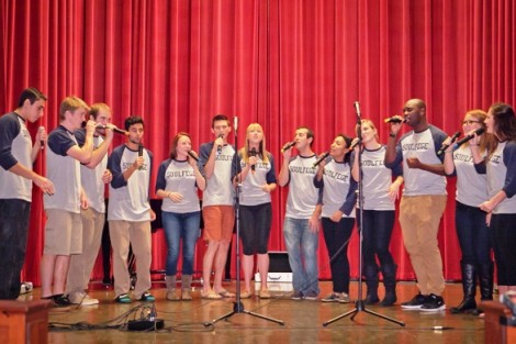 Soulfege, Lafayette’s co-ed a cappella group, performs.