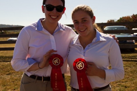 Melissa Gaeta '15 and Danielle Wolff '17 both had third-place finishes.