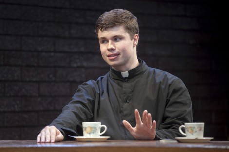 Chris Melka '18 as Father Brendan Flynn