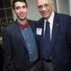 Nathan Mace ’17 with Ron Philipp ’54