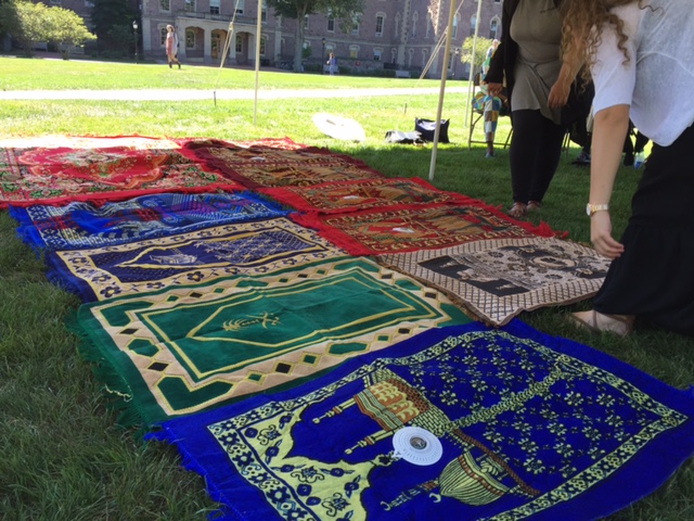 Colorful prayer mats