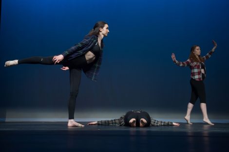 Students take part in the Lafayette Dance Company's 2018 Spring Showcase at the Williams Center for the Arts.