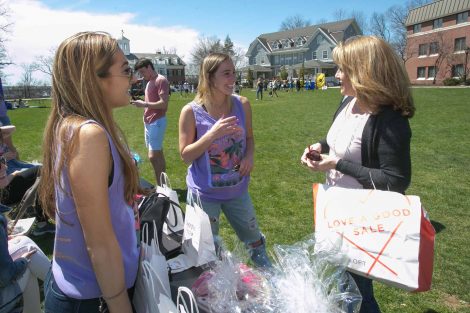 Students participate in activities to honor the life of Marina Petersen '10