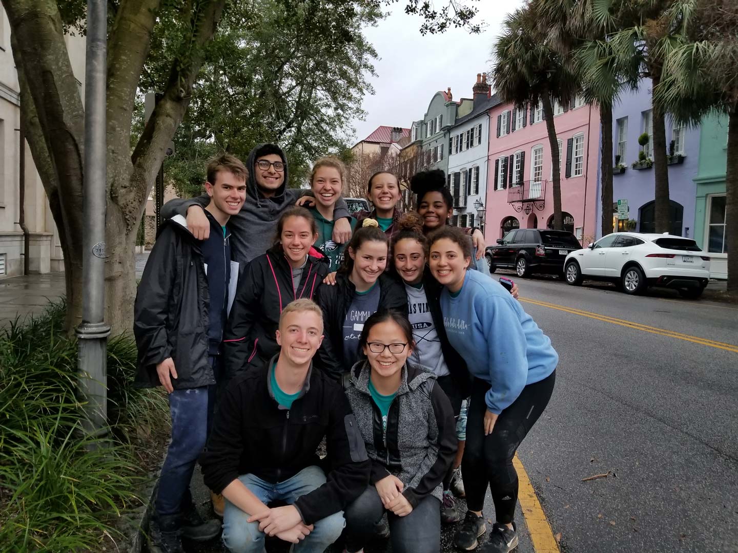 Lafayette students who served Foundations for the Future in New Orleans