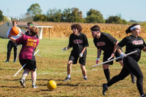 Quidditch club team plays tournament