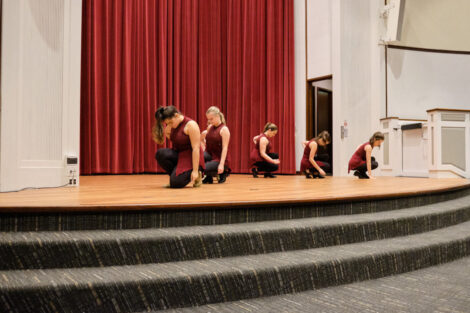student dancers perform at the dance company showcase in colton