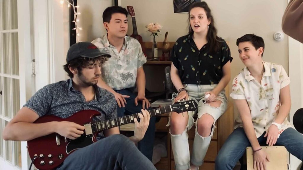 Group of Lafayette students perform song they recorded