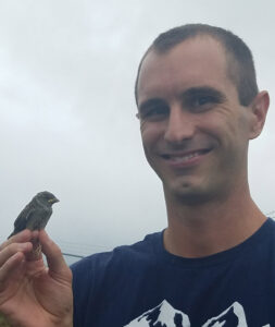 Mike Butler with bird