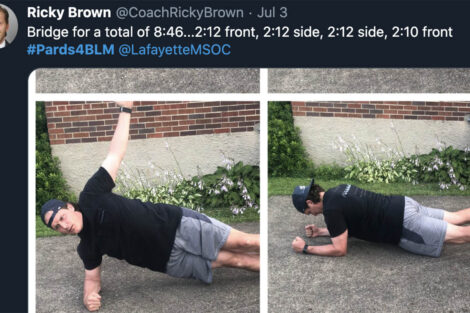 Ricky Brown workout
