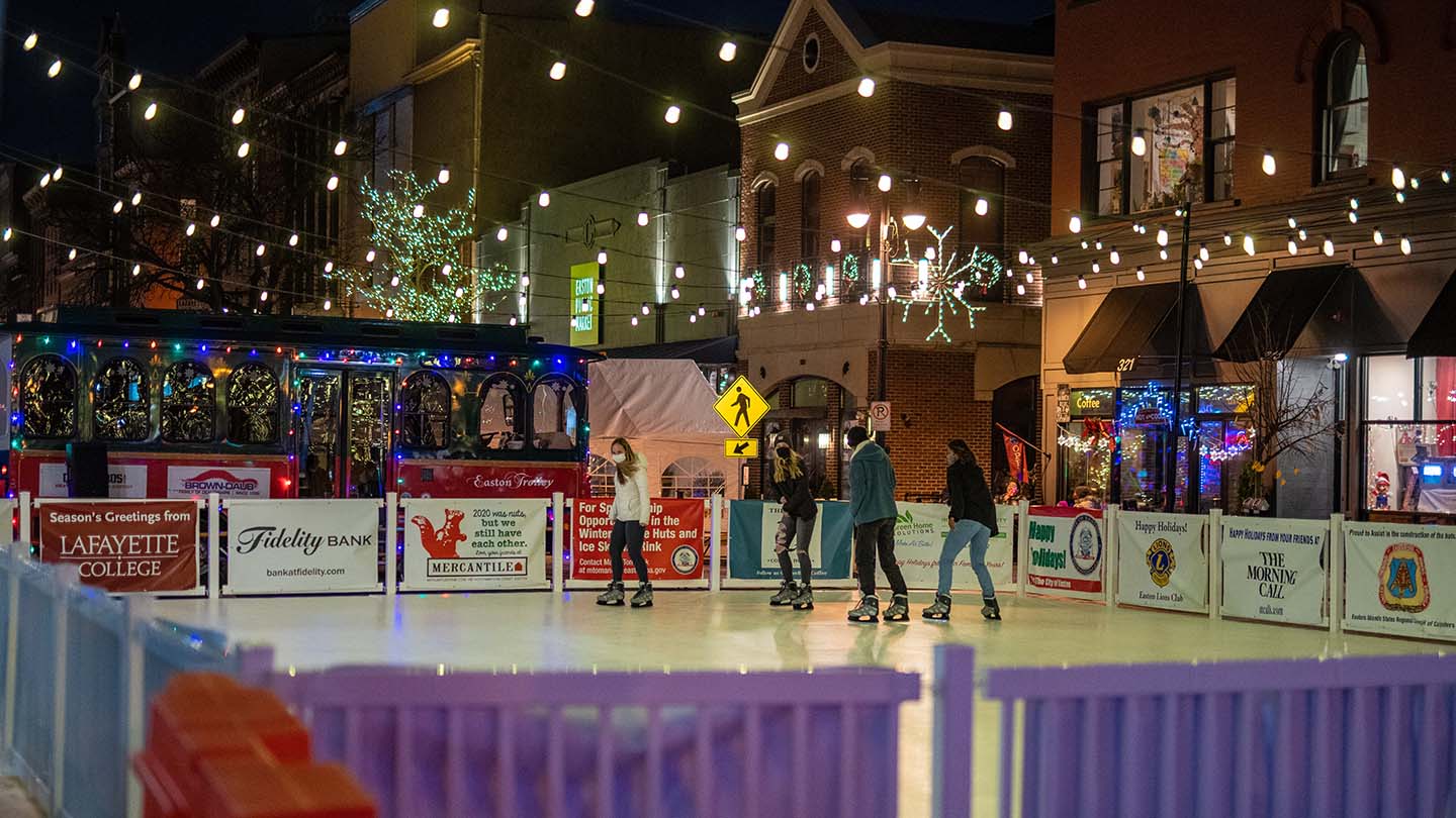 Easton Debuts New Winter Village · News · Lafayette College