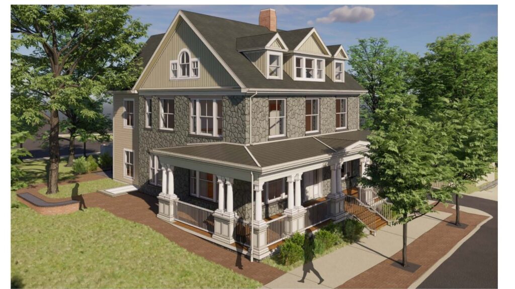  House at 517 Clinton Terrace will be moved to 41 McCartney St. to serve as new Portlock Center
