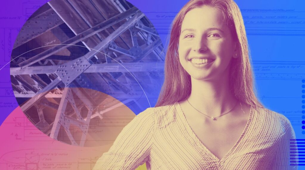 Kristen Steudel '22, mathematics and economics major, is a 2021 STEM Star