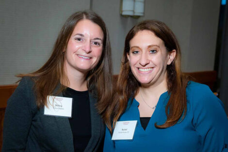 Melissa Schultz, Senior Associate Director, Gateway Career Center with Rachel Fischer ’07
