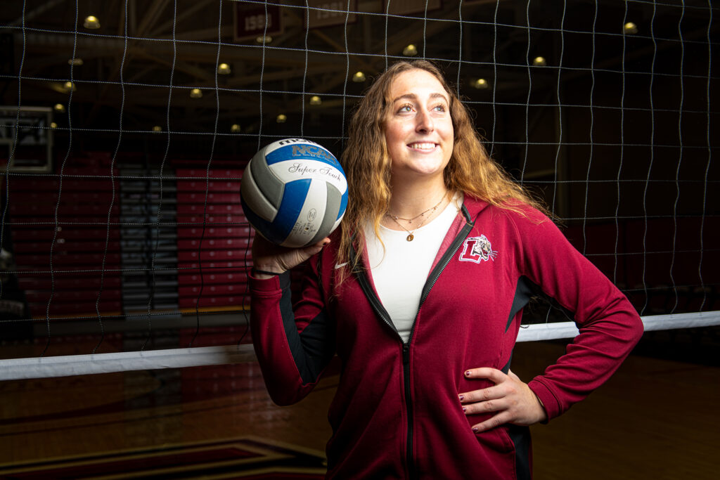 Leanna Deegan '22, women's volleyball player, Patriot League Player of the Year