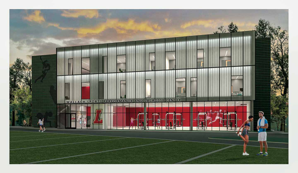 Rendering of the Sports Performance and Lacrosse Center