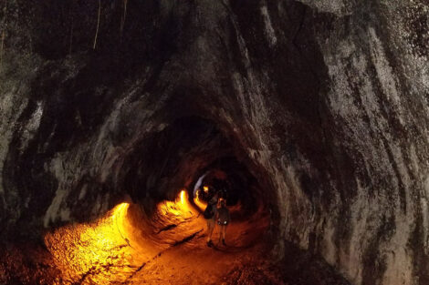 Inside Thurston Lava Tube, Hawaii