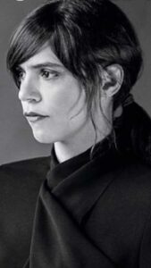 Black and white head shot of author Valeria Luiselli