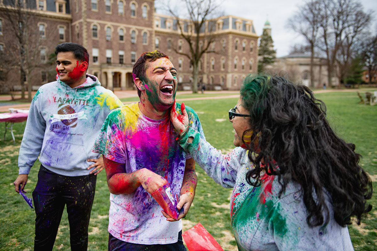 Photo gallery: Celebrating Holi · News · Lafayette College