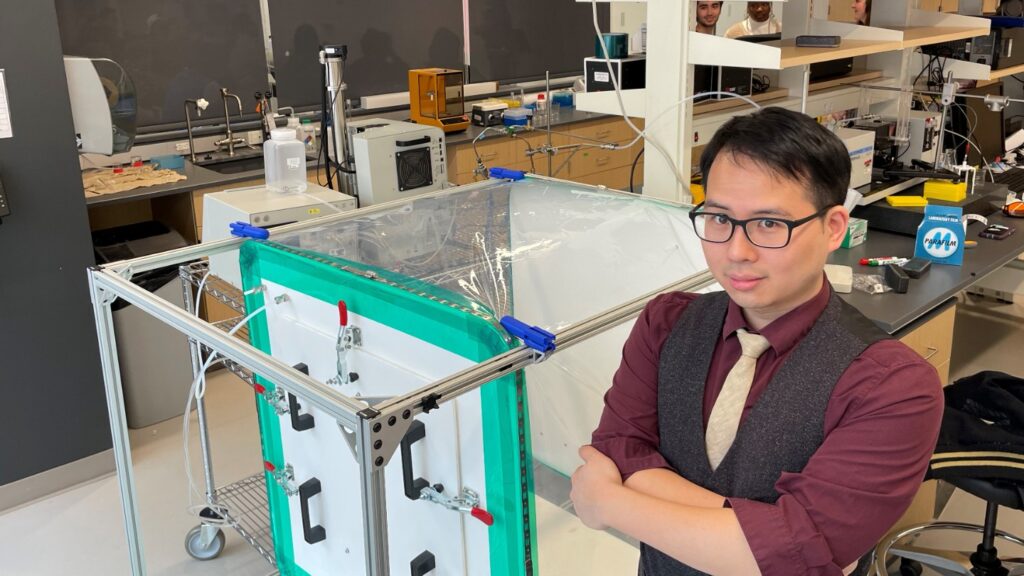 Joe Woo, assistant professor of chemical and biomolecular engineering, has received a National Science Foundation grant to study the properties of atmospheric aerosols