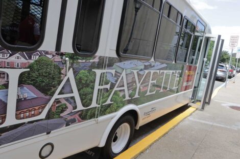 Lafayette College shuttle bus