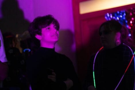 Students dance during the Oct. 14 LGBTQIA+ formal.