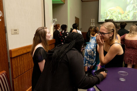 Students gathered Oct. 14 during the LGBTQIA+ formal.