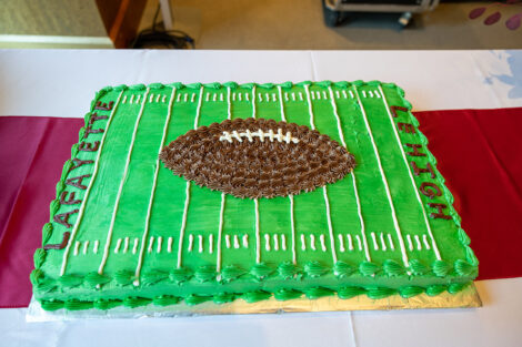 A football field cake.