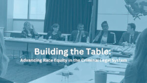(Top right) Adam Biener, assistant professor of economics, served as lead researcher in a groundbreaking study to advance race equity in the criminal legal system.