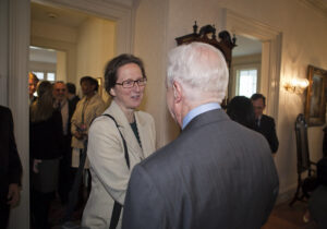 Prof. Angelika von Wahl meets President Carter