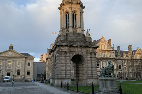A building at Trinity College in Dublin, Ireland