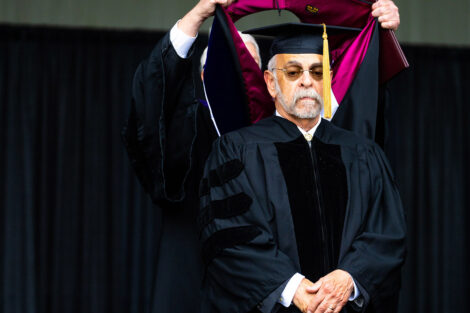 Daniel E. Cohen ’65 receives honorary degree.