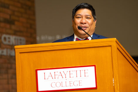 Ricardo Reyes, director and curator of Lafayette’s art galleries speaks