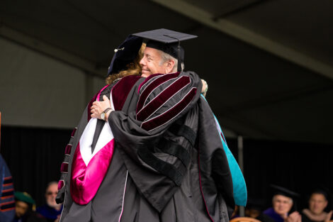 Robert L. Freeman receives his honorary degree