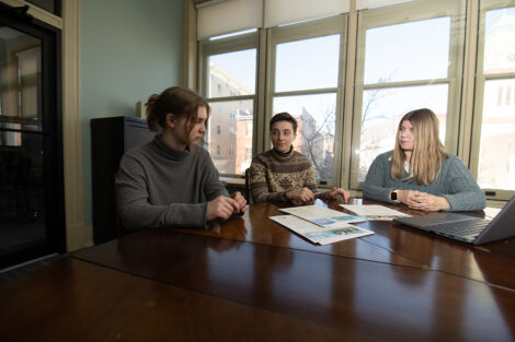 Students interact at Nurture Nature Center