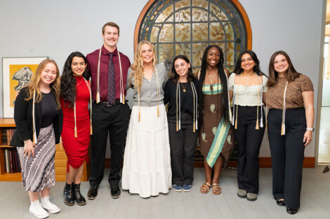 A group photo taken at the 2025 George Wharton Pepper Prize Cord and Sword Ceremony.
