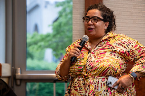 Louise Fraizer speaks