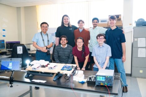 ECE senior design showcase. | Photo by JaQuan Alston
