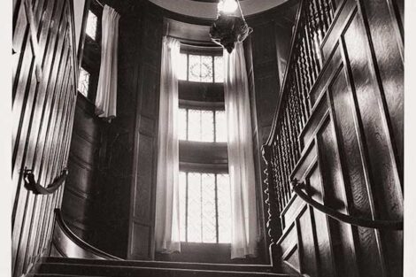 Archival photo of the McKelvy House interior taken between 1962 and 1969