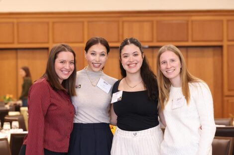Attendees pose for a photo at the Conference