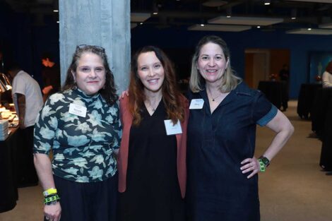 Guests posing together at the Bicentennial Lafayette Legacies Event at Academy Museum of Motion Pictures in Los Angeles