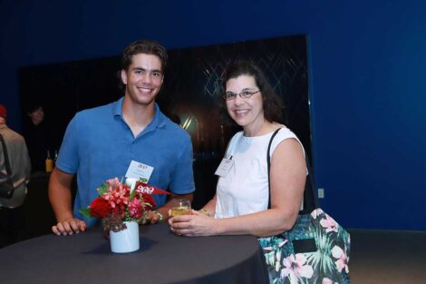 Guests posing together at the Bicentennial Lafayette Legacies Event at Academy Museum of Motion Pictures in Los Angeles