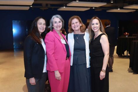 Guests posing together at the Bicentennial Lafayette Legacies Event at Academy Museum of Motion Pictures in Los Angeles