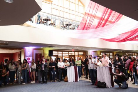 A group gathers in Farinon