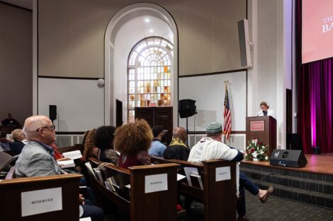President Hurd speaks at Baccalaureate