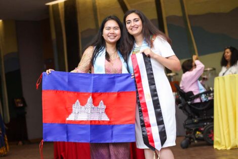 Students at International Celebration