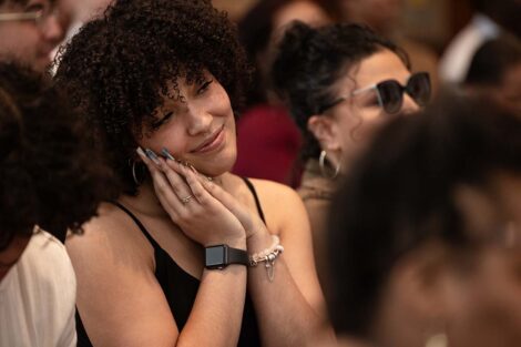 A student at Posse Celebration