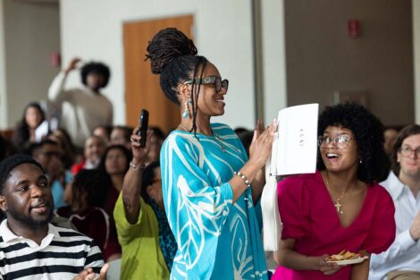 An attendee at Posse Celebration