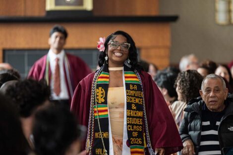 A student at Posse Celebration